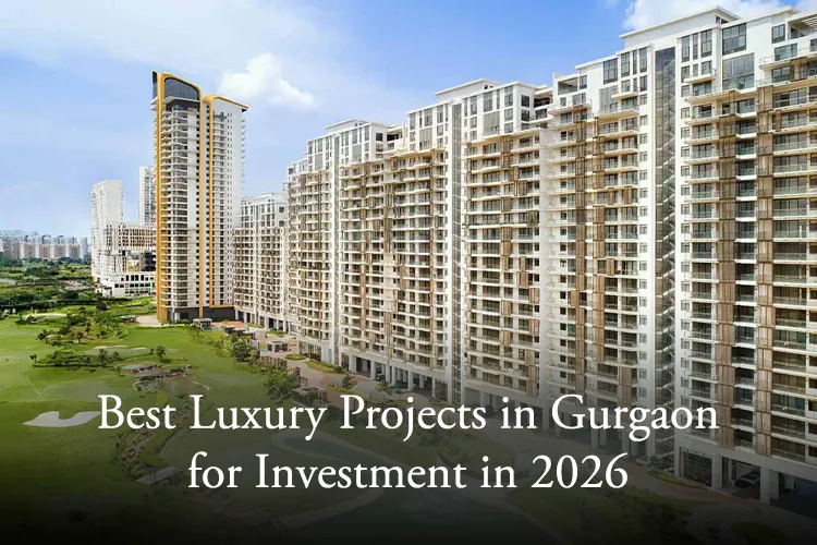 Aerial view of best luxury residential projects in Gurgaon for investment in 2026.