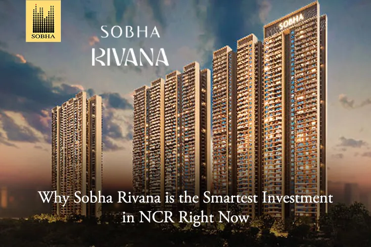 Sobha Rivana luxury residential towers at dusk in NCR – Why Sobha Rivana is the Smartest Investment in NCR Right Now.