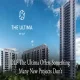 DLF The Ultima by DLF logo showing three modern residential towers with glass facades, lush green trees, and a bright blue sky in Gurugram. The blog title "DLF The Ultima Offers Something Many New Projects Don't" is overlaid in bold white text at the bottom of the image.
