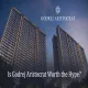 Godrej Aristocrat luxury residential towers with modern architecture at dusk highlighting the text ""Is Godrej Aristocrat Worth the Hype?" with a project name