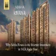 Sobha Rivana luxury residential towers at dusk in NCR – Why Sobha Rivana is the Smartest Investment in NCR Right Now.