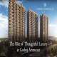 Godrej Aristocrat luxury high-rise residential towers in Gurgaon with text overlay reading "The Rise of Thoughtful Luxury at Godrej Aristocrat".