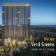 Aerial view of BPTP Amstoria Verti Greens luxury residential towers with text Why BPTP Verti Greens Stands Out in Gurgaon.