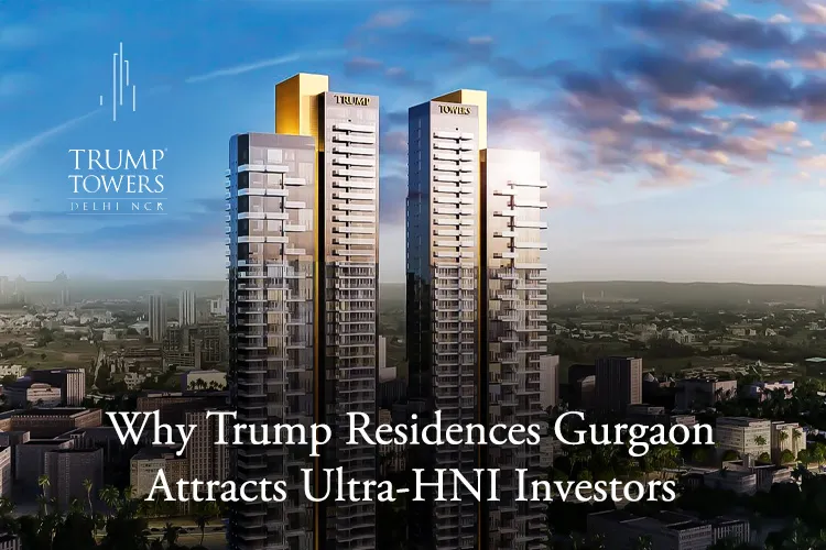 Aerial view of Trump Residences skyscrapers in Gurgaon attracting ultra-HNI investors