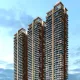 Exterior view of BPTP Downtown 66 high-rise residential towers in Sector 66, Gurgaon.
