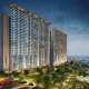 BPTP Gaia Residences Sector 102 Gurugram with landscaped garden and illuminated towers