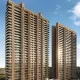 Architectural rendering of Elan The Statement, showing two ultra-luxury high-rise residential towers with modern glass facades and wide balconies against a clear blue sky in Sector 49, Sohna Road, Gurugram. Features premium 4 BHK apartments and penthouses.
